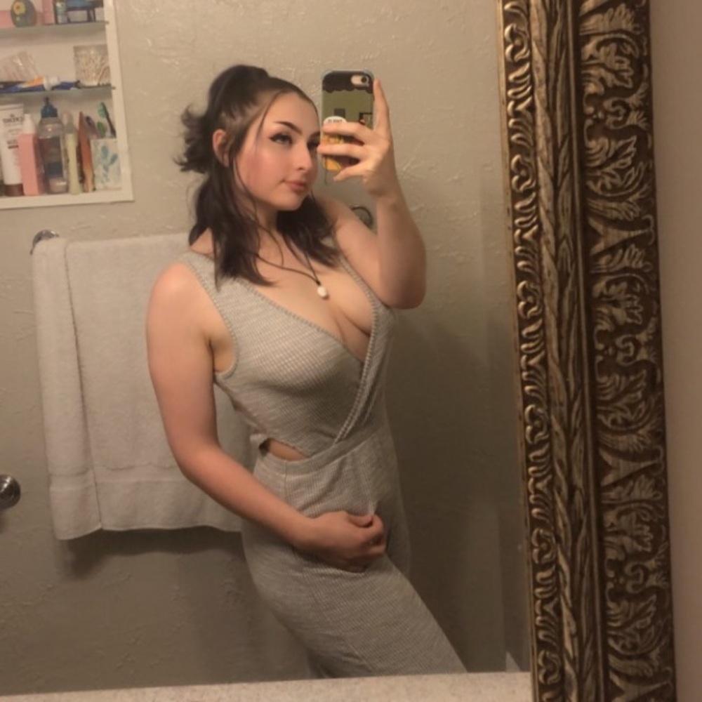 Grey&white body suit